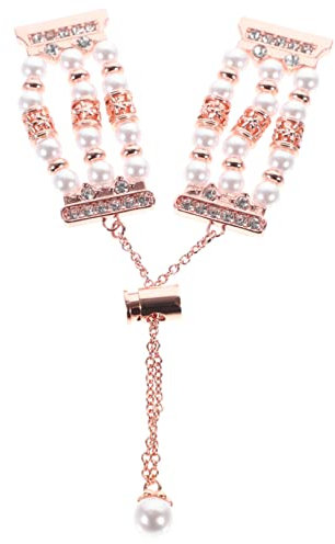 jojofuny Armband Aus Edelstahl Mit Perlen Elegantes Verstellbares Uhrenarmband Für Watch Pro Robuste Und Stilvolle Kette Für Damen Und Herren Hochwertiges Langlebiges Design