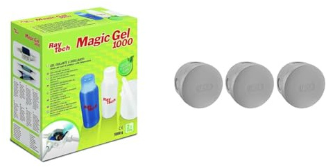 Raytech Magic Gel 1000 & DEBFLEX Boite Derivation IP54 Ø70X45 Lot DE 3, Gris
