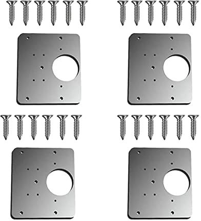 Scharniere, verdecktes Scharnier, schweres T-Scharnier, Türscharniere, Schrankscharniere, Reparaturplatten-Sets, praktische rostfreie Edelstahl-Möbelscharniere, Reparatur und Installation von Türen, S