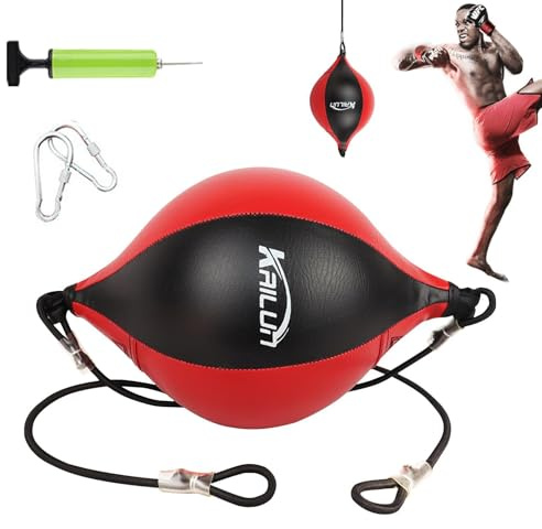 Reflex Bag Boxing – Sacco da boxe autoportante con palla riflessa | Attrezzo per l'allenamento della velocità, borsa Reflex Bag Boxing portatile regolabile per diversi metodi di allenamento, Mu