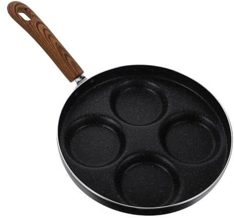 TIDTALEO 1pc Non Stick Egg Frying Pan Design Breakfast Skillet Cooker for Home Use for Pancakes Bacon and More Cooking Pot with Scalding Handle