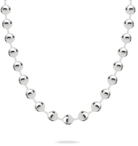 LIEBESKIND BERLIN Damen Steel Ball Collection – Ohrringe, Kette & Armband aus Edelstahl in Silber, Gold, Roségold & Schwarz - die fließenden Kugel-Designs geben jedem Outfit einen coolen