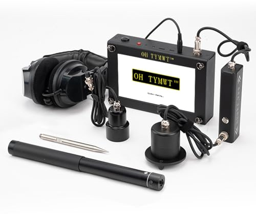 Detector Profesional de Fugas de Agua TYM-6A - Detección por IA, Doble Pantalla, Frecuencia Ajustable para Tuberías