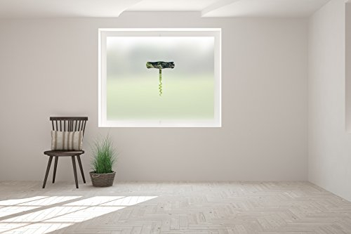 Personalised, Custom Made Frosted Window Film with Corkscrew Silhouette Cut Out, Glass Window Sticker, and Privacy Decorative Frosted Glass Covering, Up to (100cm x 100 cm)