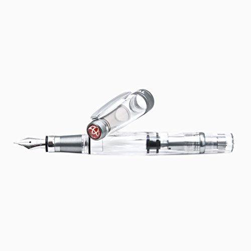 Twsbi Diamond 580 ALR Nickel Gray pennino F - Penna Stilografica