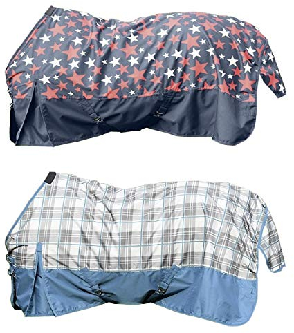 Busse Paddockdecke 100g Füllung Turn Design Stars Multi/Navy 135cm