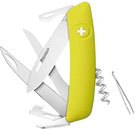 Swiza Outdoor Taschenmesser D07 grün/gelb