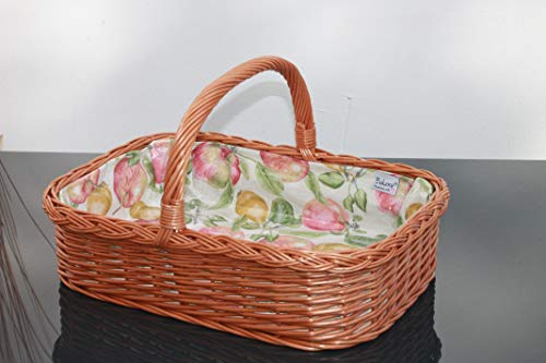 Bukora® Tablett aus Weide mit Futter Apfel und Birne