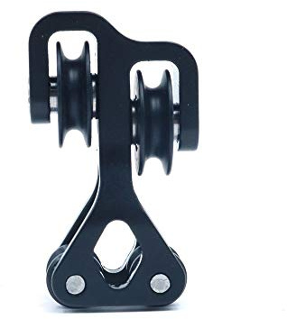 Namvo Bogenschießen Compound Bogen KabelRutsche Aluminiumlegierung Bogenschießen Bogenbogen Bogen String String Splitter Roller Glide Bowstring Separator Pfeil Pulley für jagdschießen schwarz