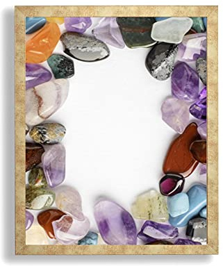 arte-tuo Bilderrahmen Opal N | 48x64 cm | Antik Gold | klares Kunstglas | Poster Puzzle Diamond Painting Drucke