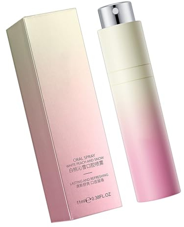 vincente Spray per la Cura dell'alito - Spray Orale Totale - 5 Gusti 11 ml Fresca Menta Cura Orale Nebbia per sbarazzarsi di alito Cattivo, combatte l'alitosi deodoranti Portatili