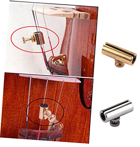 Cello Wolfston Entferner Ba30 1 Stück aus Metall, Gold | Verstellbar, an Saite Befestigbar, Resonanzänderung und Schwingungsdämpfung für Instrument