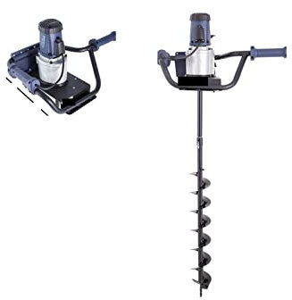 1.6 HP Electric Post Hole Digger 1200w 1500w Electric Auger Powerhead 4 6 Earth Drill with Extension Bar Cozy Handles (Color : 1 Size : 1200W 1.6HP)