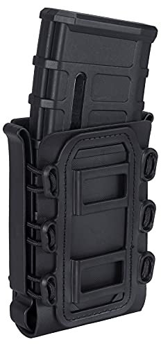 IDOGEAR Magazintasche 5,56mm Gewehrmagazintaschen 7,62mm Molle Softshell Universal Magazinträger für M4 AR15 M16 AK Magazines (Black)