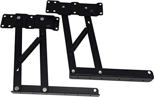 Stützscharniere, Soft-Close-Türdämpfer, Stoßscharniere, 2 Stück, robustes Tisch-Lift-Up-Oberteil, Klappfeder-Stützscharnier, Heberahmen, Möbel-Stützscharnier(Gas Rod)