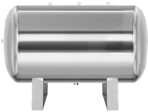 MZZKFC depósito de presión Tanque De Agua A Presión Automático Horizontal, Tanque De Presión De Pozo Espesado para Servicio Pesado, Tanque De Presión para Obra/Escuela/Hogar(200L)