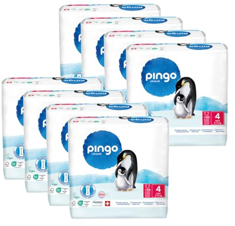 Confezione risparmio pannolini T4 (7-18 kg) Pingo 320 pz