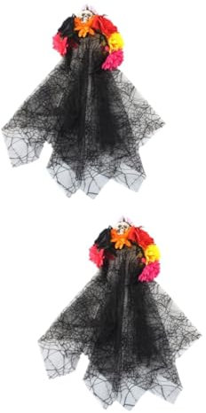 LIFKOME 2stücke Dekoratives Halloween Haarband Mit Rosendesign Und Für Cosplay Und Partys Geeignet Für Erwachsene