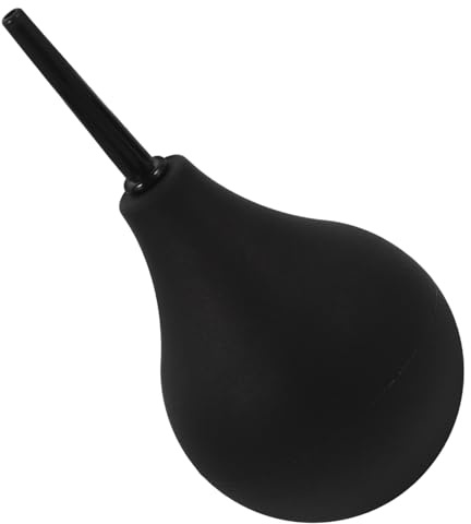 COLLBATH Ohrreinigungsball 224 Ml Schwarz Größe L aus Silikon mit Saugbirne für Hygienische Ohrenpflege bei Erwachsenen