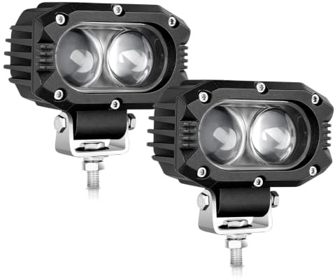 CO LIGHT Barre LED 4 Pouces Feux Tout-Terrain Puissants avec Eclairage Conduite 45W Projecteurs Spot pour Voiture Camion moto SUV bateau tracteur chariot 2 pièces