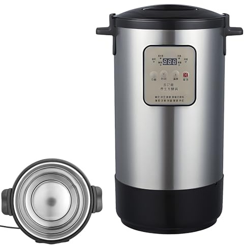 CIELOBLOEN Yogurtiera elettrica Automatica e Macchina per la fermentazione dell'impasto, 12/18 Litri con Controllo preciso di Tempo e Temperatura per Yogurt, Formaggio, natto e sottaceti