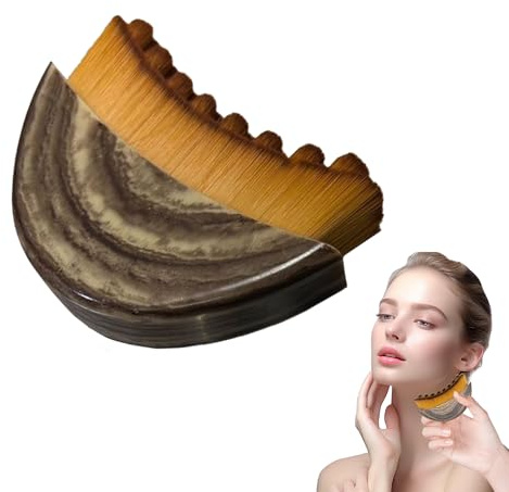 1Pc Face Brush Lymphatic Drainage Brush Skin-Fitting Facial Massage Tool Lymphatic Drainage Massager for Face Clean Dry Brushing Face Dry Brush with Precise Skin Fit