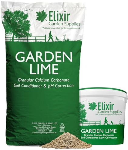 Elixir Gardens Garden Lime Granular Limestone Various Sizes 1kg-25kg | 20kg Bag | Treats over 560sqm