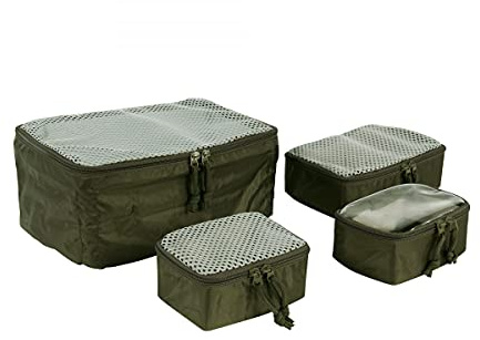 Tasmanian Tiger TT Modular Pouch Set Organizer Rucksack Zusatz-Taschen Set in 3 Größen mit Klett-Rückseite, Oliv