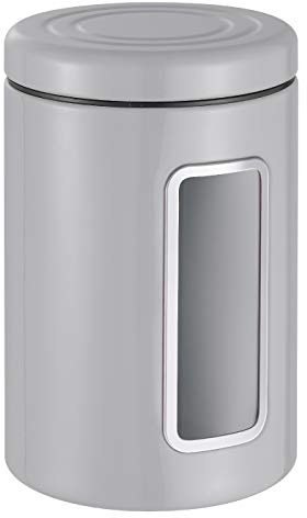 Wesco Vorratsdose Classic Line 2 Liter cool grey, 12.5 x 12.5 x 18.9 cm