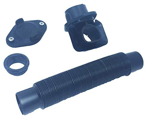 EarthMinded DIY Rain Barrel Diverter Parts for 2x3, 3x4 Downspouts (Diverter, Winter Cover Plate, Hose, Hose Seal for barrel)