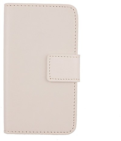 Gukas PU Leder Tasche Hülle Für Maze Blade 4G Phablet 5.5 Handy Flip Design Brieftasche mit Karten Slots Schutz Protektiv Case Cover Etui Skin (Farbe: Weiss)