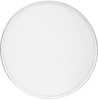 TECHNICA Pizzablech Aluminium 38 cm – Pizzaform Rundes Gitter