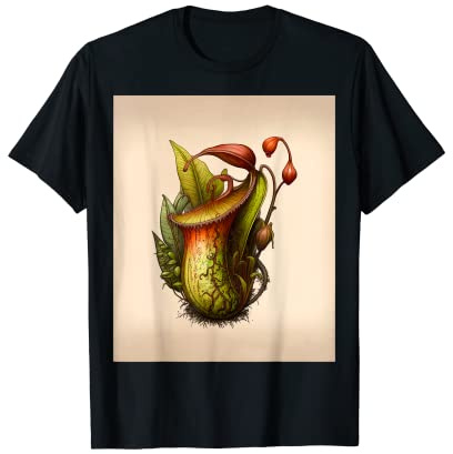 Carnivorous Pitcher Plant Retro look Bug Eating House Plants T-Shirt
