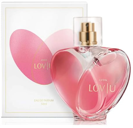 Avon Lov U Eau de Parfum, Delightful Fruity & Floral Fragrance - 50ml | Joyful Perfume with Long Lasting Scent, Perfect for Any Occasion, Cruelty Free