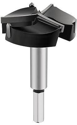 Forstnerbohrer 45mm,3-Schneider Forstner bohrer Bit, Holzbohrer Oberfräser Fräsköpfe Topfbohrer für Holz,Hartholz