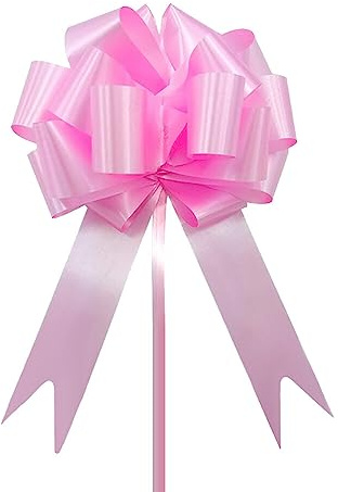 Geschenk Schleife Groß,30 Stück Pull Bögen Geschenkbänder Ziehschleife Geschenkverpackung Weihnachten Geschenk Schleife Verpackung Pull Bogen für Geschenke Tüten Zuckertüten zum Basteln Dekorieren