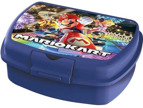 arlis Boîte à goûter Super Mario Kart en Pvc - Fabrique en Espagne (Lunch Box Mario -K)