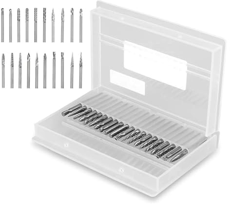 1 Stücke 3x3mm Wolframkarbid-Fräser Drehwerkzeug Grat CNC-Gravur Schleifmittel Metall Zeichnung Fräspolierwerkzeuge(H Type,Single Cut)