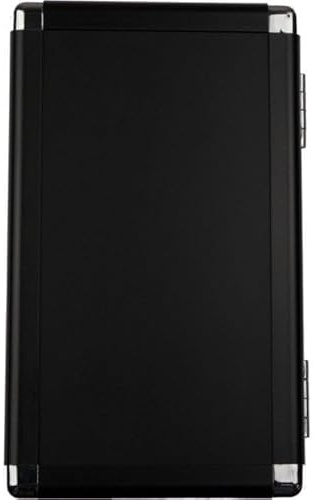 Bull's Aluma Case Black - Aluminium Darts Case - Robuste und leichte Aufbewahrung für Darts und Zubehör - Elegantes schwarzes Design