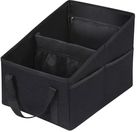 Kofferraum-Aufbewahrung, Kofferraum-Box, Multi-Pocket-Auto-Organizer, wasserdichte Auto-Aufbewahrungsbox, große Kapazität, Auto-Organisationsbox, Kofferraum-Organizer für Wasserflaschen,