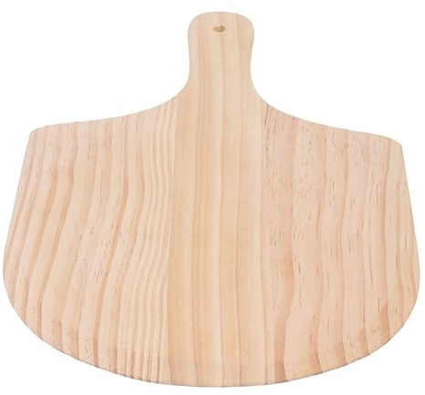 ABOOFAN Wooden Pizza Board Pizza Peel Paddle Serving Trays for Bread Cheese Handle