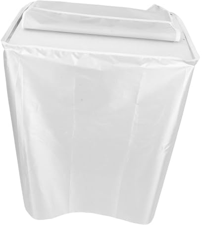 Angoily Housse de Lave-linge Imperméable et Anti-uv, Ajustement, Polyester Argenté, Protection Extérieure, Installation Facile
