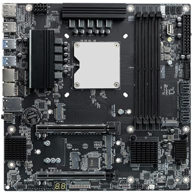 Carte mère NAS Fit for Erying M-ATX i5 14500HX, processeur Basse consommation 14C20T, 1 x 10 GB/s, 2,5, 4 M. NVME, 12 SATA, DDR5, PCIe .0 Cartes mères d'ordinateur