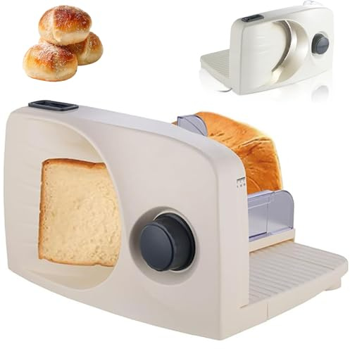Foldable Meat Slicer, Vegetable Fruit Cutter with Adjustable Thickness 0-18 mm, Stainless Steel Blade Kitchen Slicing Tool for Home Use Deli, Cheese, Bread