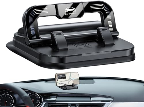 Supporto per telefono da auto, rotazione a 360 gradi, base regolabile a , supporto mobile per auto, per famiglia, amici, uomini, viaggi, guida, veicoli interni