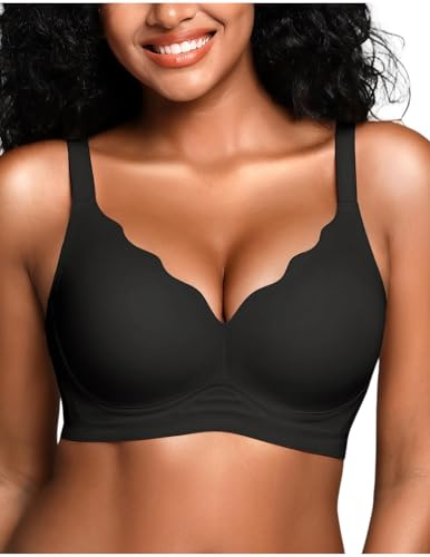 Soutiens Gorge pour Femmes sans Armatures avec Maintien 1 Pièce - 3 Pièces Tailles S à 2XL Brassières sans Coutures Un Confort Quotidien Soutien-Gorge Rembourré Type Tshirt Couleur Unie Brassière