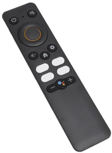 ZAICOLER Röstfjärrkontroll för TV Hållbar ABS-material TV-fjärrkontroll med Röstfunktion för äldre och Barn