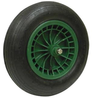 1 PZ RUOTA PER CARRIOLA GARDENIA 350x8 perno cm. 13 NextradeItalia Mod.FERX.VITUU1Z3