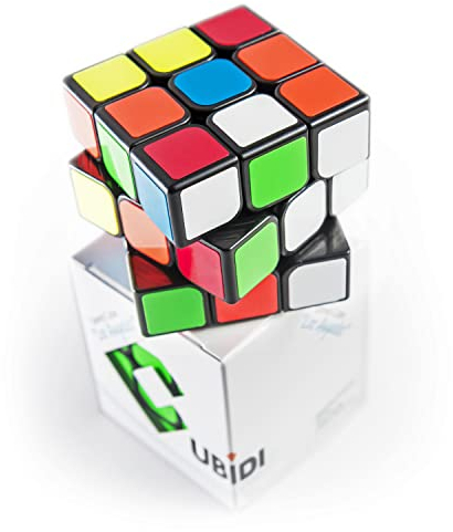 CUBIDI® Original Zauberwürfel 3x3 Klassisch - Typ Los Angeles. Speed Cube 3x3 mit optimierten Dreheigenschaften. Hochwertiger Magic Cube für Anfänger und Fortgeschrittene