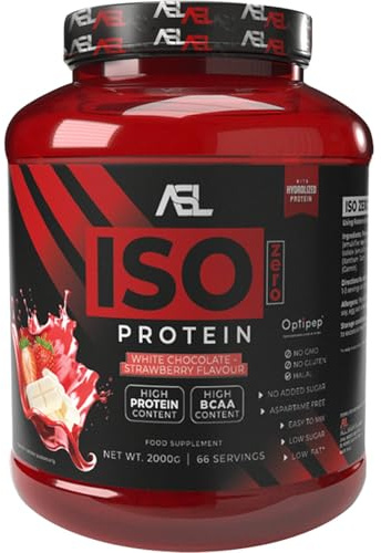 All sports lab Iso Zero Protéine Chocolaté Blanc-Fraise 2 kg
